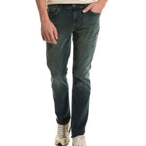 NWOT 7 For All Mankind Paxtyn Mid-Rise Slim Leg Stretch Jeans In Breckenridge 28